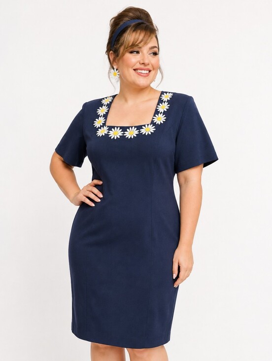 My Michelle Dresses & Skirts - Vintage Plus Size Sweetheart Daisy Dress 16